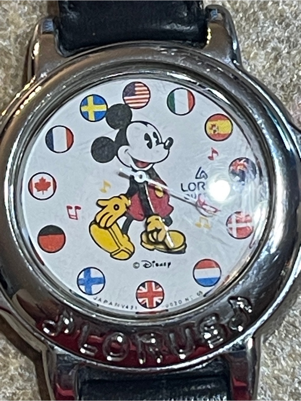 Mickey Mouse flag of the world 1990